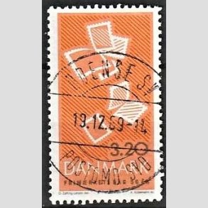 FRIM�RKER DANMARK | 1989 - AFA 951 - Frim�rkets Dag 50 �r - 3,20 Kr. flerfarvet - Pragt Stemplet