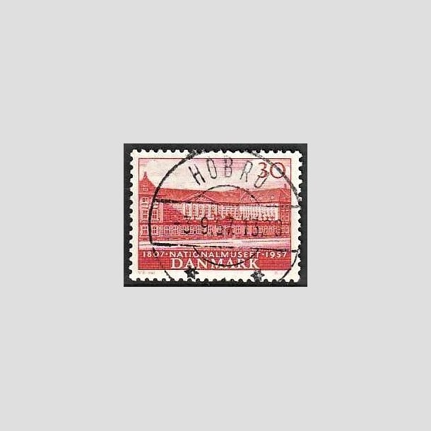 FRIMRKER DANMARK | 1957 - AFA 370 - Nationalmuseets 150 r - 30 re rd - Pragt Stemplet