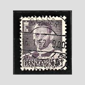 FRIMRKER DANMARK | 1950 - AFA 319 - Fr. IX 15 re grviolet - Lux Stemplet Besser