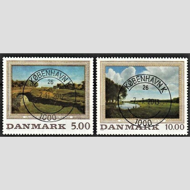 FRIMRKER DANMARK | 1992 - AFA 1032,1033 - Maleriserie 5. - 5,00 + 10,00 Kr. - Pragt Stemplet