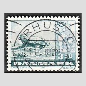 FRIM�RKER DANMARK | 1983 - AFA 770 - F�llesnordisk udgave - 3,50 Kr. bl� - Pragt Stemplet