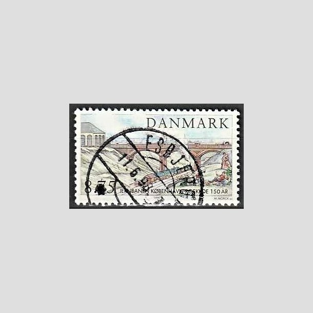 FRIMRKER DANMARK | 1997 - AFA 1149 - Kbenhavn-Roskilde - 8,75 Kr. flerfarvet - Lux Stemplet