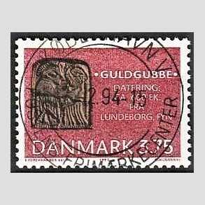 FRIM�RKER DANMARK | 1993 - AFA 1035 - Danef� - 3,75 Kr. flerfarvet - Pragt Stemplet