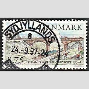 FRIM�RKER DANMARK | 1997 - AFA 1149 - K�benhavn-Roskilde - 8,75 Kr. flerfarvet - Lux Stemplet