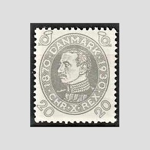 FRIMRKER DANMARK | 1930 - AFA 191 - Chr. X 60 r 20 re gr - Ubrugt
