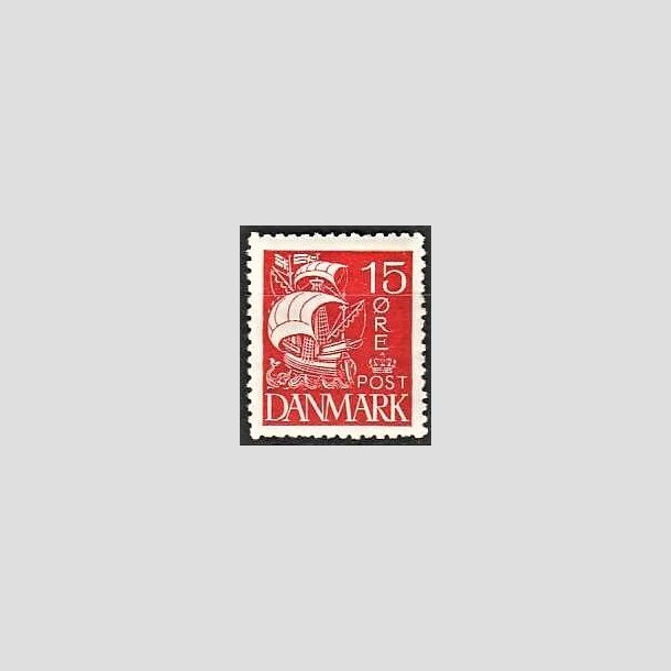 FRIMRKER DANMARK | 1927 - AFA 169 - Karavel 15 re rd - Postfrisk