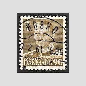 FRIMRKER DANMARK | 1952-53 - AFA 342 - Fr. IX 90 re oliven - Lux Stemplet