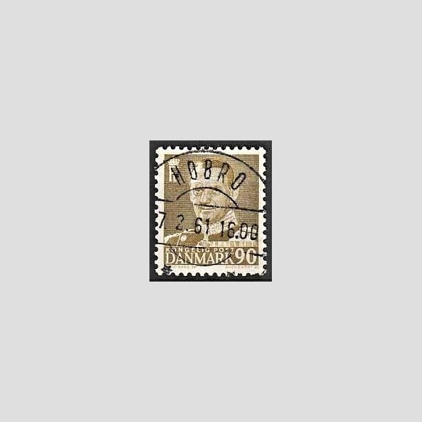 FRIMRKER DANMARK | 1952-53 - AFA 342 - Fr. IX 90 re oliven - Lux Stemplet