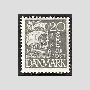 FRIM�RKER DANMARK | 1927 - AFA 170 - Karavel 20 �re gr� - Postfrisk