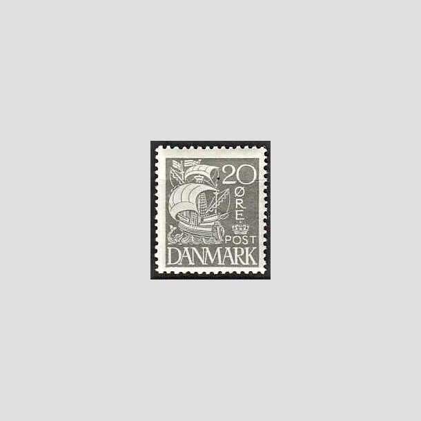 FRIMRKER DANMARK | 1927 - AFA 170 - Karavel 20 re gr - Postfrisk