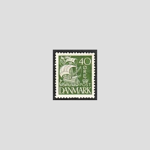 FRIMRKER DANMARK | 1927 - AFA 174 - Karavel 40 re grn - Postfrisk