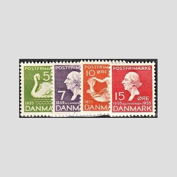 FRIMRKER DANMARK | 1935 - AFA 223,224,225,226 - H. C. Andersen - 5,7,10,15 re - Postfrisk