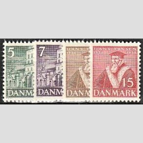 FRIMRKER DANMARK | 1936 -  AFA 229-32 - Reformationen - 5-15 re - Postfrisk