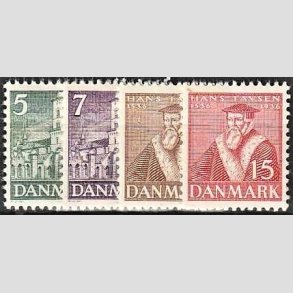 FRIMRKER DANMARK | 1936 -  AFA 229-32 - Reformationen - 5-15 re - Postfrisk