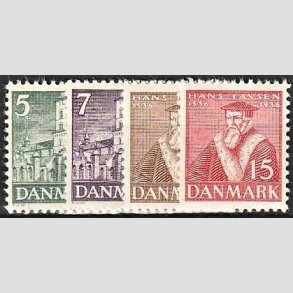 FRIMRKER DANMARK | 1936 -  AFA 229-32 - Reformationen - 5-15 re - Postfrisk