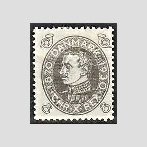 FRIMRKER DANMARK | 1930 - AFA 188 - Chr. X 60 r 8 re gr - Ubrugt