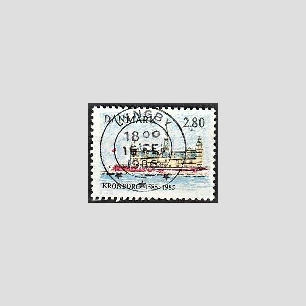 FRIMRKER DANMARK | 1985 - AFA 840 - Kronborg Slot 400 r - 2,80 Kr. flerfarvet - Pragt Stemplet