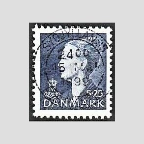 FRIMRKER DANMARK | 1997 - AFA 1155 - Dronning Margrethe - 5,25 Kr. bl - Lux Stemplet
