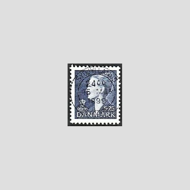 FRIMRKER DANMARK | 1997 - AFA 1155 - Dronning Margrethe - 5,25 Kr. bl - Lux Stemplet