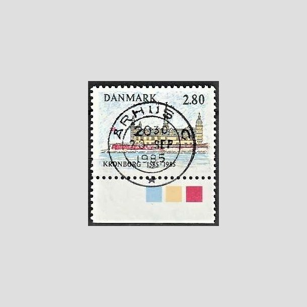 FRIMRKER DANMARK | 1985 - AFA 840 - Kronborg Slot 400 r - 2,80 Kr. flerfarvet - Pragt Stemplet