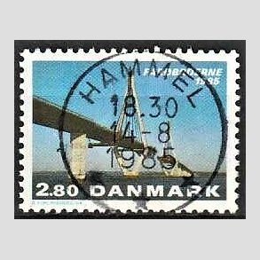 FRIM�RKER DANMARK | 1985 - AFA 833 - Far�broerne - 2,80 Kr. flerfarvet - Pragt Stemplet