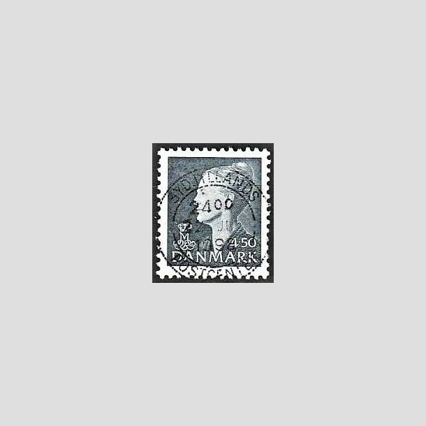 FRIMRKER DANMARK | 1998 - AFA 1171 - Dronning Margrethe II - 4,50 Kr. sortbl - Lux Stemplet