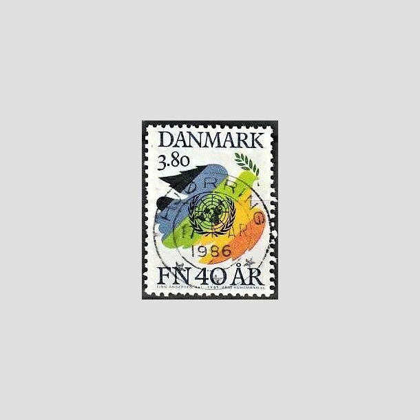 FRIMRKER DANMARK | 1985 - AFA 841 - FN 40 r - 3,80 Kr. flerfarvet - Lux Stemplet