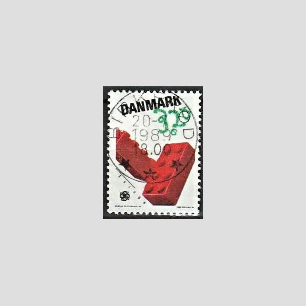 FRIMRKER DANMARK | 1989 - AFA 938 - Legetj/spil for brn - 3,20 Kr. flerfarvet - Pragt Stemplet