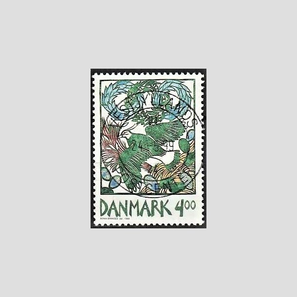 FRIMRKER DANMARK | 1999 - AFA 1204 - Forrsbebudere - 4,00 Kr. Vibe - Lux Stemplet