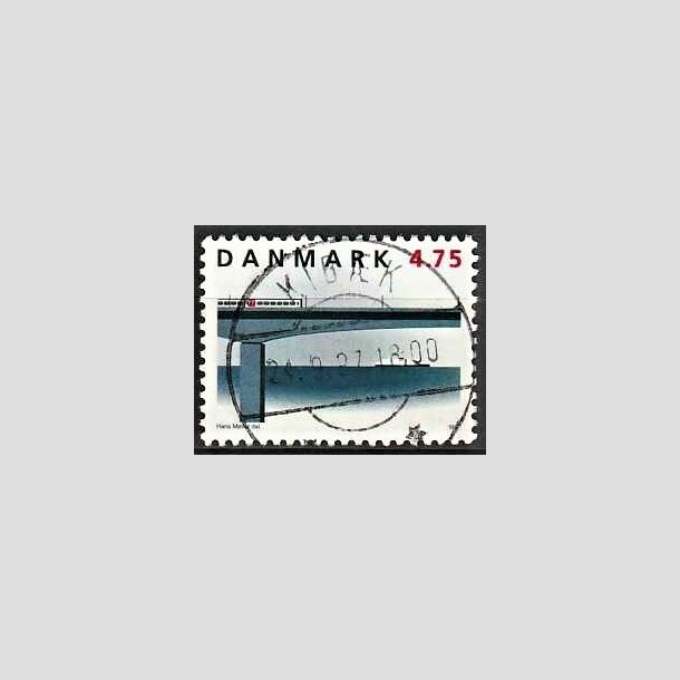 FRIMRKER DANMARK | 1997 - AFA 1145 - Jernbaneforbindelsen p Storeblt - 4,75 Kr. flerfarvet - Pragt Stemplet Kibk