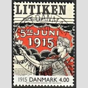 FRIMRKER DANMARK | 2000 - AFA 1250 - 1900-tallet serie 2 - 4,00 Kr. Avisforside - Pragt Stemplet