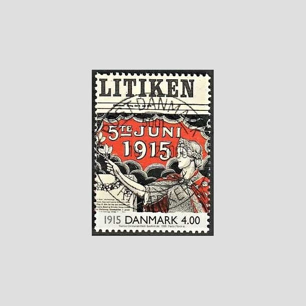 FRIMRKER DANMARK | 2000 - AFA 1250 - 1900-tallet serie 2 - 4,00 Kr. Avisforside - Pragt Stemplet