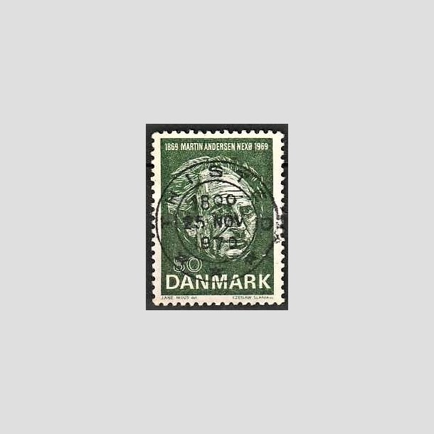 FRIMRKER DANMARK | 1969 - AFA 485 - Martin Andersen Nex - 80 re grn - Pragt Stemplet