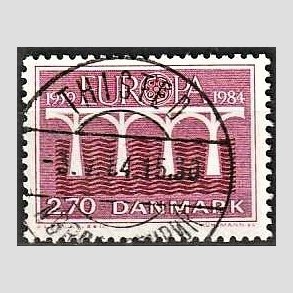 FRIM�RKER DANMARK | 1984 - AFA 803 - Europam�rker - 2,70 Kr. r�d - Pragt Stemplet