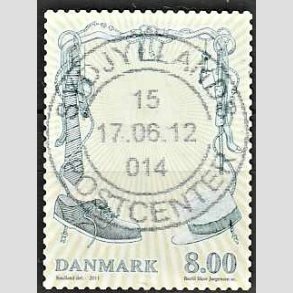FRIM�RKER DANMARK | 2011 - AFA 1672 - Mode - 8,00 Kr. flerfarvet - Pragt Stemplet