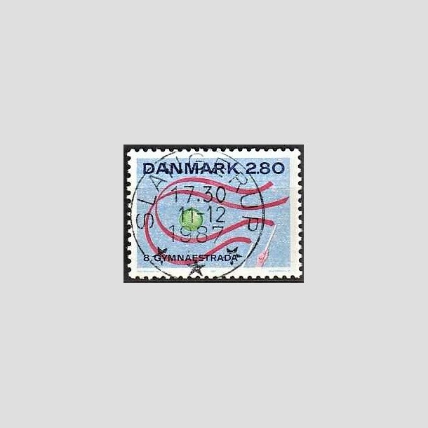 FRIMRKER DANMARK | 1987 - AFA 885 - Gymnaestrada Herning - 2,80 Kr. flerfarvet - Pragt Stemplet