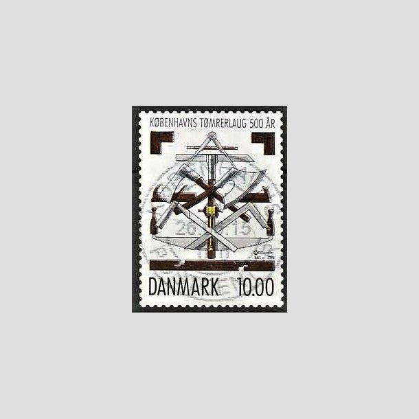 FRIMRKER DANMARK | 2015 - AFA 1834 - Kbenhavns Tmrelaug 500 r - 10,00 Kr. flerfarvet - Lux Stemplet