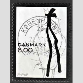 FRIM�RKER DANMARK | 2011 - AFA 1671 - Mode - 6,00 Kr. flerfarvet - Lux Stemplet