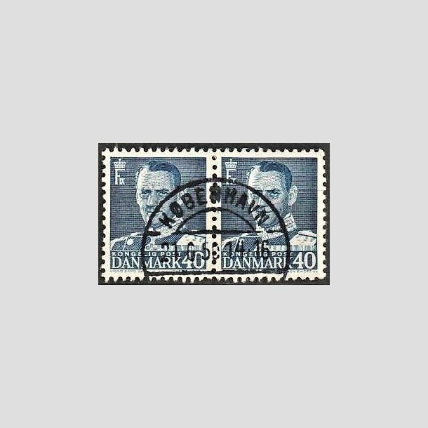 FRIMRKER DANMARK | 1948-50 - AFA 310 - Fr. IX 40 re bl i par - Lux Stemplet