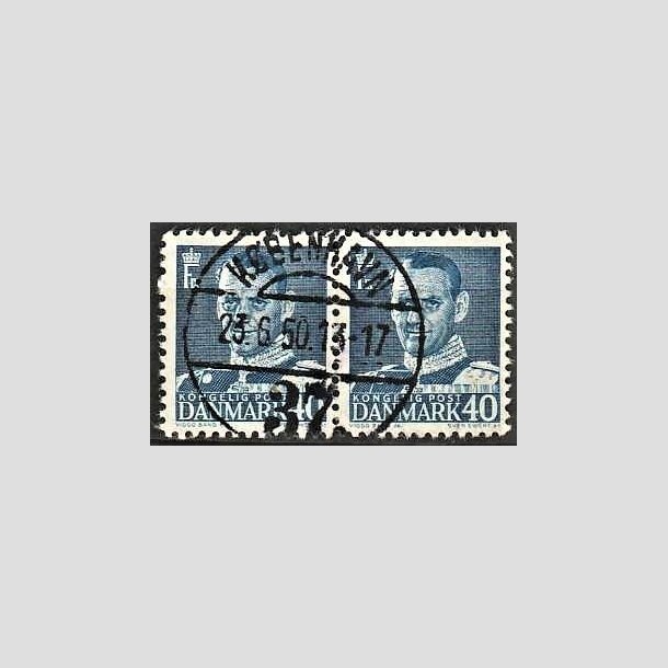 FRIMRKER DANMARK | 1948-50 - AFA 310 - Fr. IX 40 re bl i par - Lux Stemplet