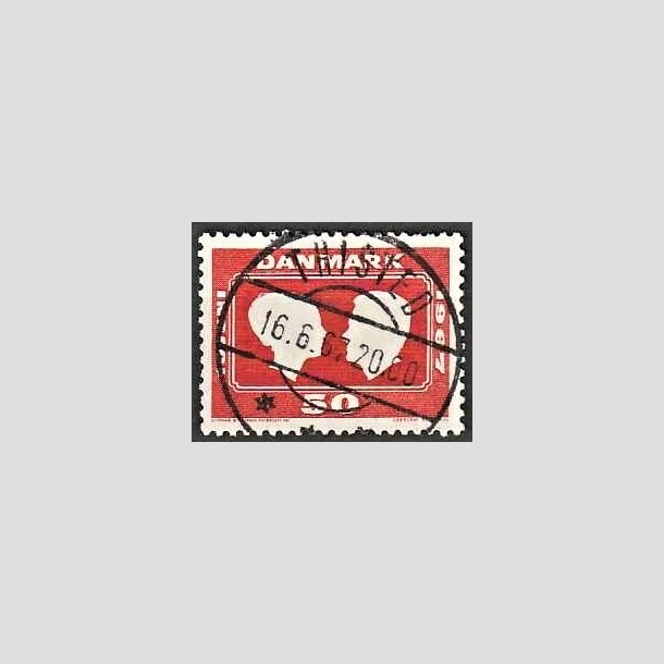 FRIMRKER DANMARK | 1967 - AFA 458F - Kongeligt bryllup - 50 re rd flour - Pragt Stemplet