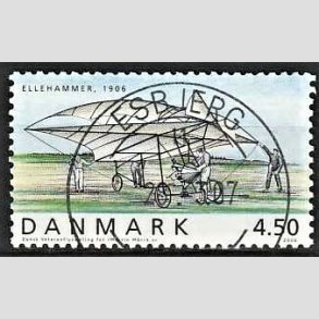 FRIM�RKER DANMARK | 2006 - AFA 1478 - Ellehammer - 4,50 Kr. flerfarvet - Pragt Stemplet Esbjerg