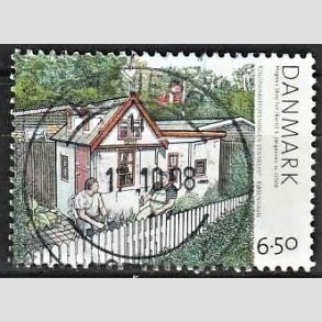 FRIM�RKER DANMARK | 2008 - AFA 1549 - Kolonihaver - 6,50 Kr. flerfarvet - Pragt Stemplet