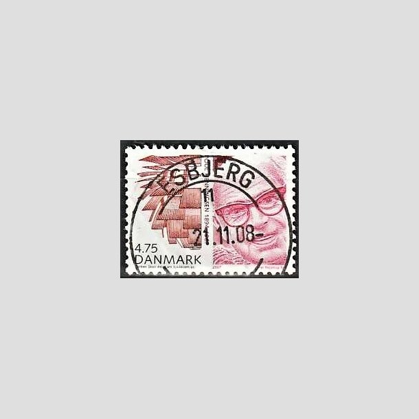 FRIMRKER DANMARK | 2007 - AFA 1518 - Store danskere I - 4,75 Kr. flerfarvet - Lux Stemplet