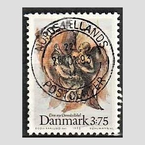 FRIM�RKER DANMARK | 1992 - AFA 1034 - Biblen - 3,75 Kr. flerfarvet - Pragt Stemplet