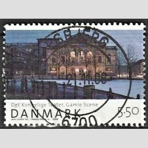 FRIM�RKER DANMARK | 2008 - AFA 1526 - Den danske nationalscene - 5,50 Kr. gamle scene - Pragt Stemplet