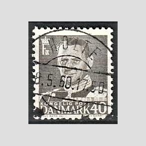 FRIMRKER DANMARK | 1950 - AFA 322 - Fr. IX 40 re gr - Lux Stemplet