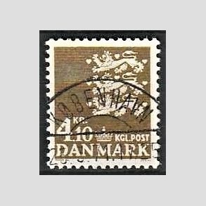 FRIMRKER DANMARK | 1970 - AFA 502 - Rigsvben 4,10 Kr. olivenbrun - Lux Stemplet
