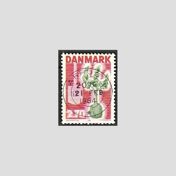 FRIMRKER DANMARK | 1984 - AFA 796 - Plant et tr - 2,70 Kr. rd/grn - Pragt Stemplet