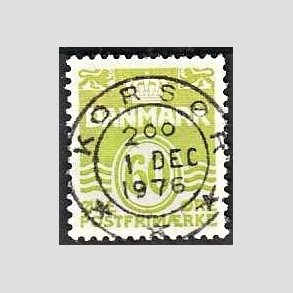 FRIM�RKER DANMARK | 1976 - AFA 617 - B�lgelinie 60 �re lysgr�n - Lux Stemplet